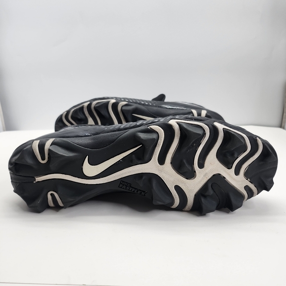 Nike Alpha Menace Shark 2 Football Cleats Mens 14 Shoes Black BV0146-001 - Picture 3 of 16